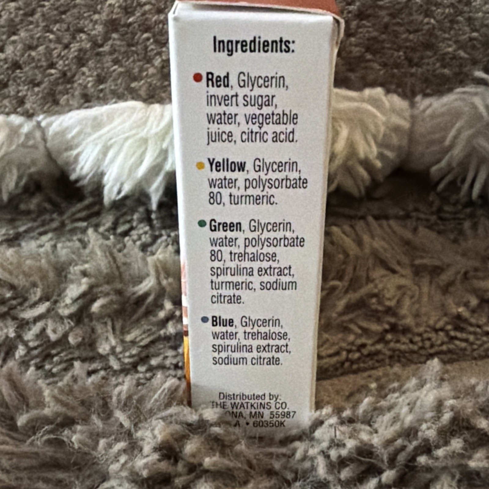 (2) Gluten Free Assorted Food Coloring Liquid 4 Bottles Total 1.2 Fluid Ounces gallery