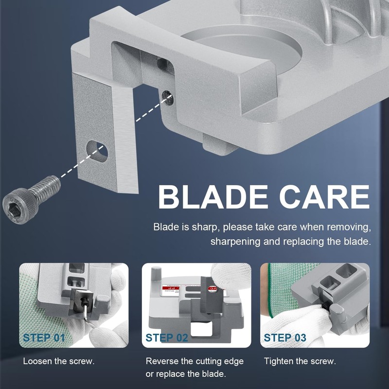 PVC Pipe Deburring Tool For Six Pipe Sizes from 1-1/4 to 4" For PVC ABS CPVC PP gallery