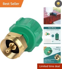 High-Quality Brass Propane Filling Tool: Refill 1lb Cylinders from 20lb Tanks