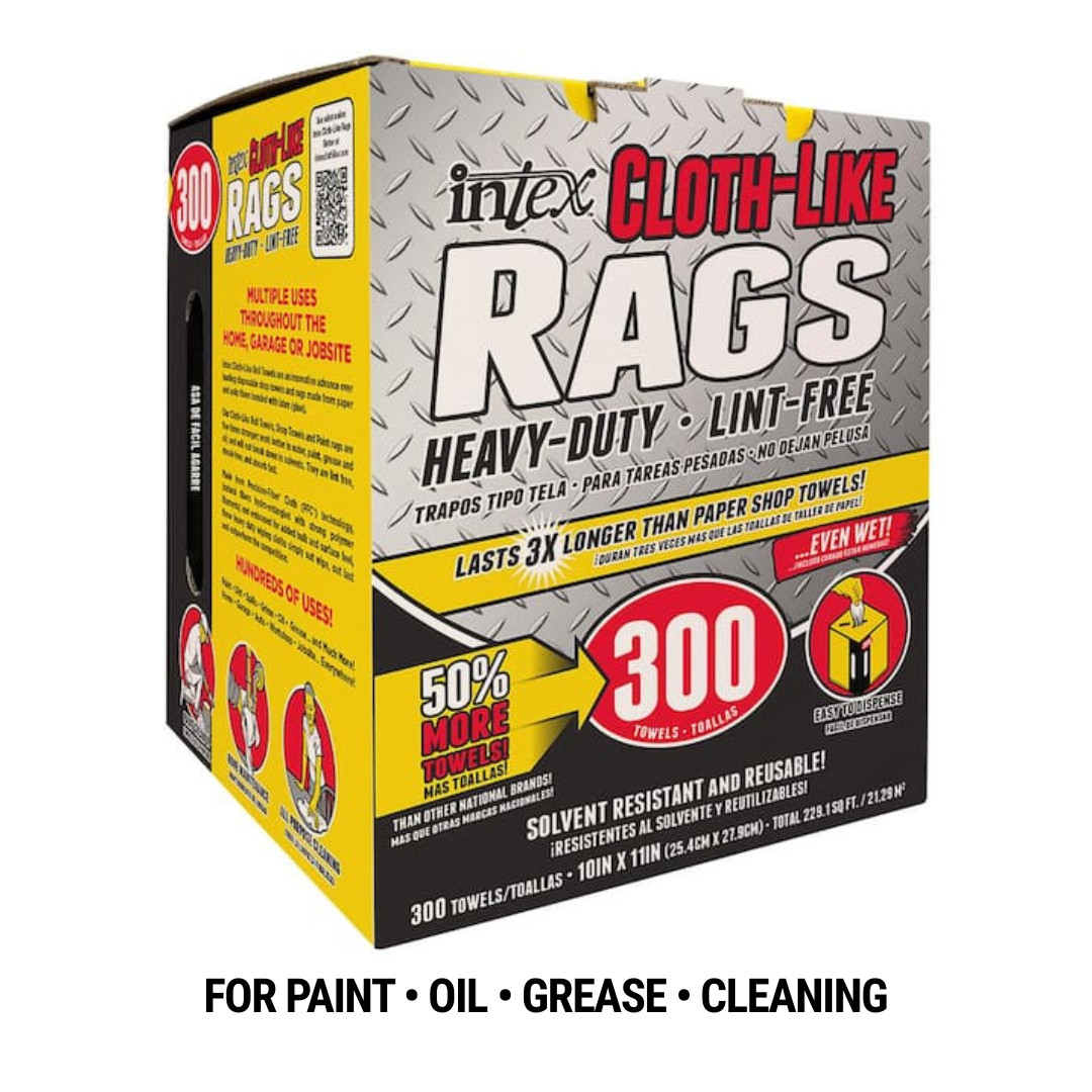 300 Pack Painter’s Rags 11x10 Lint Free Heavy Duty Shop Towels Cleaning Cloth gallery