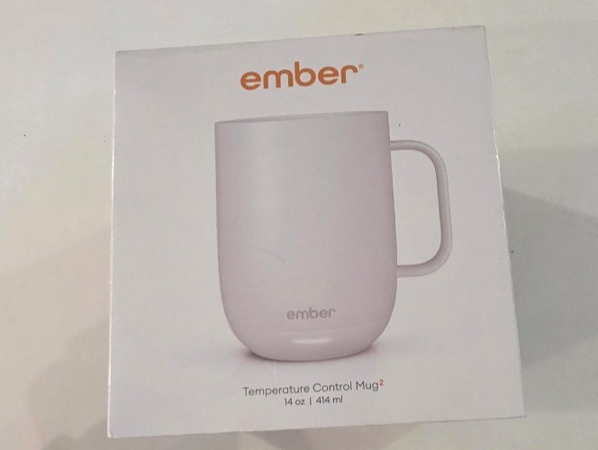 Ember Temperature Smart Mug 2 14 oz White App Control Heated Coffee Cup "SEALED" gallery
