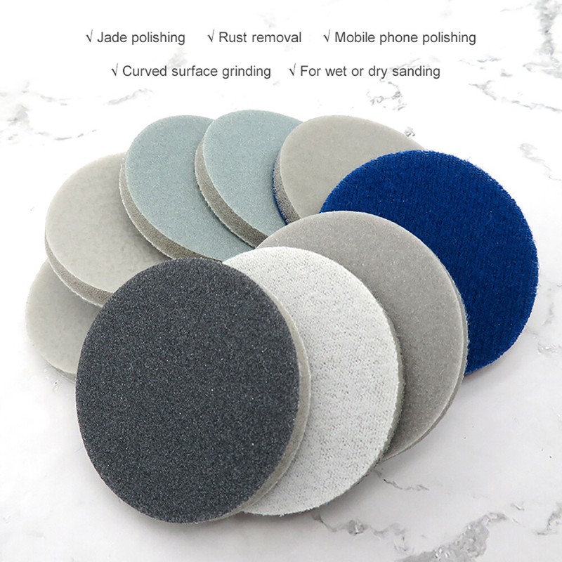 2 Inch（50mm）Hook & Loop Sponge Sandpaper Wet and Dry Sanding Discs 300-3000 Grit gallery