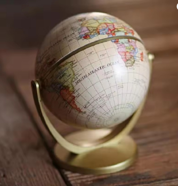 WORLD GLOBE EARTH Map Rotating Geography Ocean Classroom Learning Desktop 6 gallery