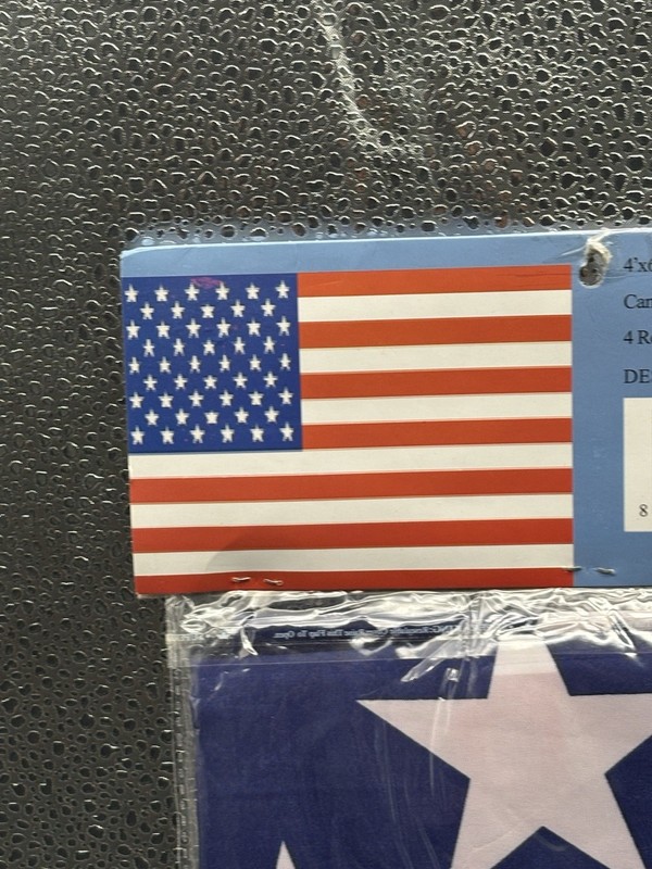 USA Flag 4’x6’- New! Canvas Header & Brass Grommets gallery