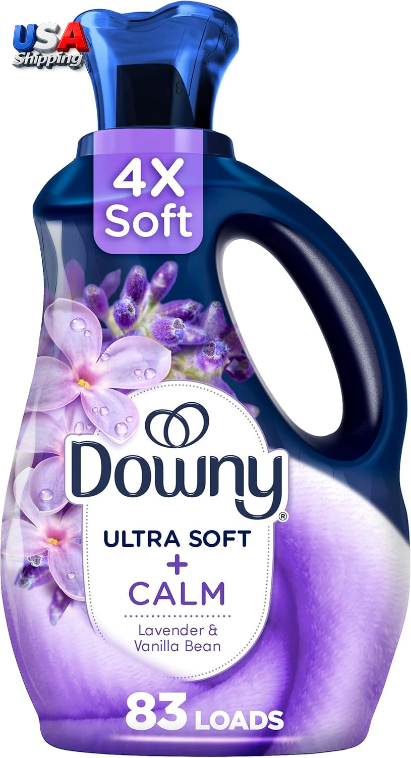 Ultra Soft Fabric Softener Liquid, Calm, Lavender and Vanilla Bean, 56 Fl Oz, 8 gallery
