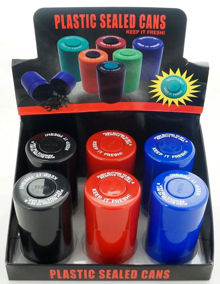 Vacuum Sealed Herb Stash Container Airtight Smell Proof Plastic Storage /1 piece gallery