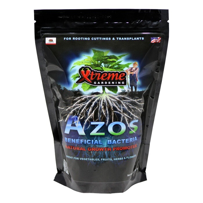 Xtreme Gardening AZOS Beneficial Bacteria Natural Growth Promoter FRESH/NEW
