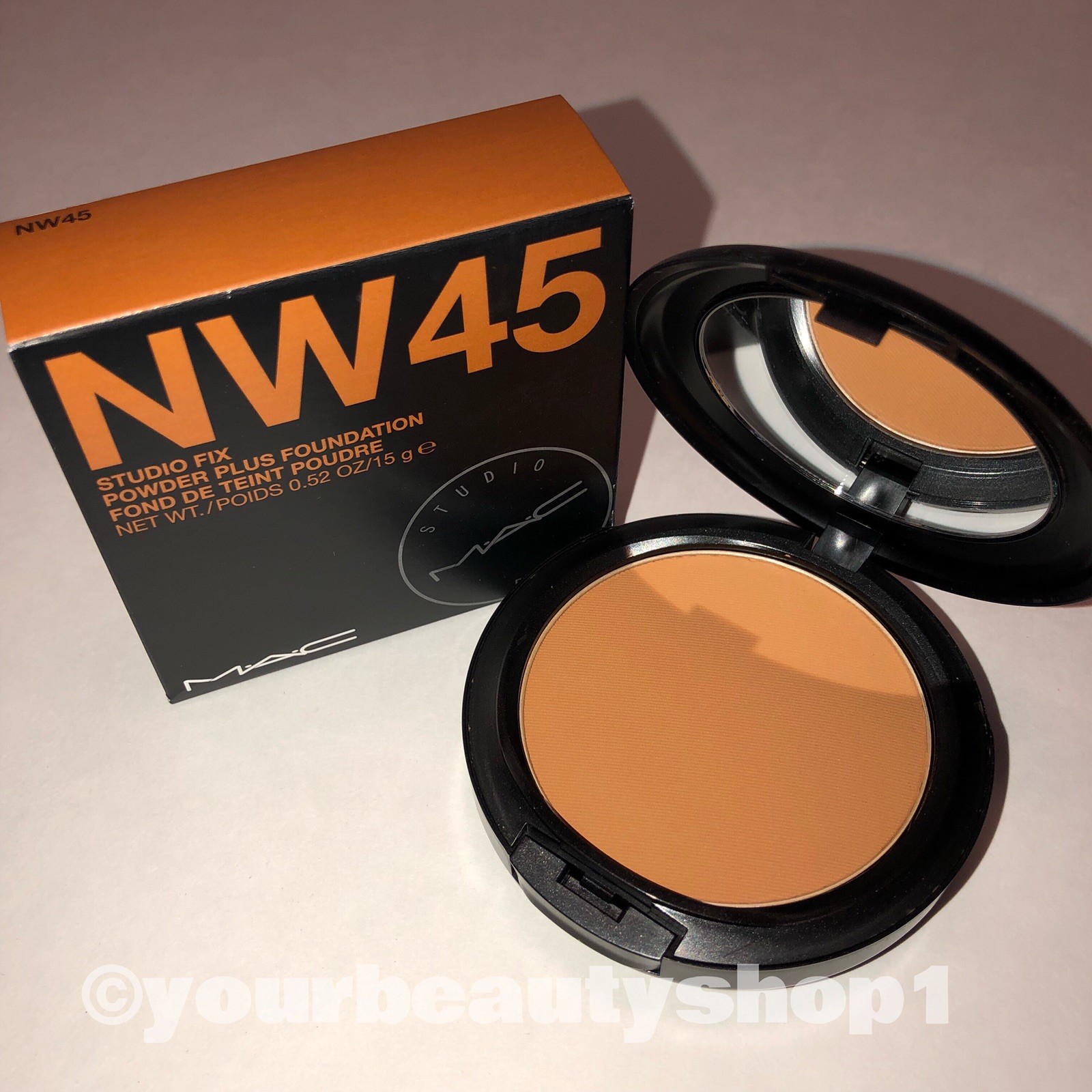 New MAC Studio Fix Powder Plus Foundation NW45 100% Authentic gallery