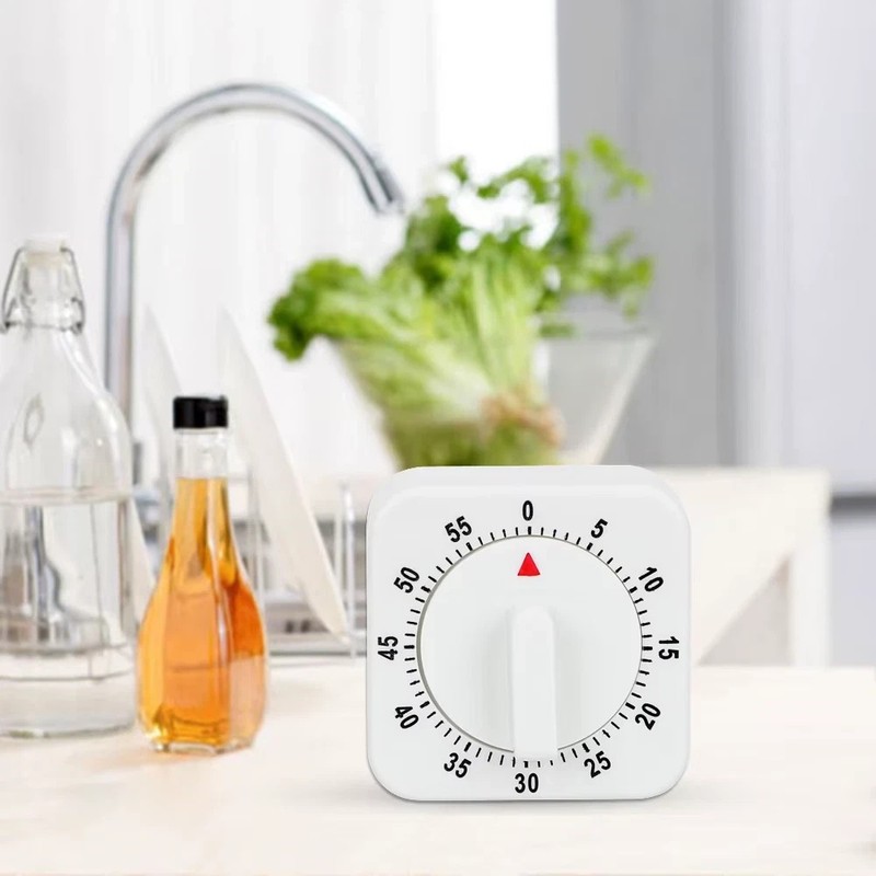 1 Kitchen Timer 60 Minute Timing Bell Alarm Sound Home Baking Cooking Mechanical gallery