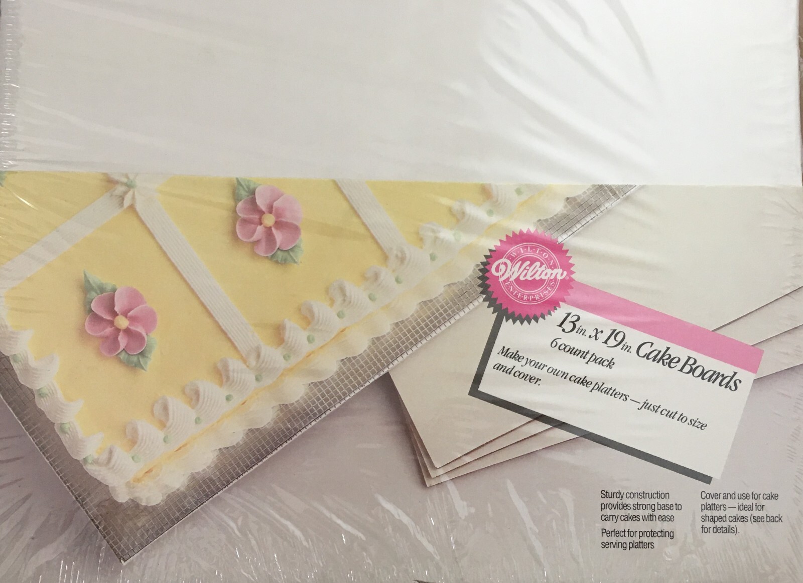 Wilton Cake Boards 13 x 19 Inches Rectangle Pk of 6 Part 2104-552 gallery