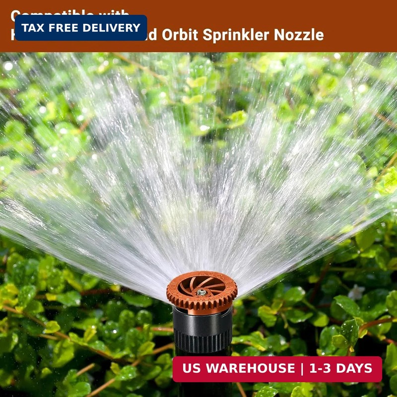 10 Pieces Variable Arc Nozzle, Replacement Pop-up Sprinkler Heads Compatible wit gallery