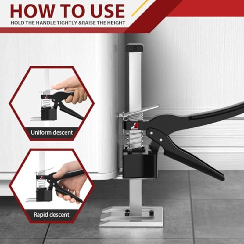 2 Pack Labor Saving Arm Jack Handle 6.69" Lift 440LBS Furniture Lifter Tool gallery