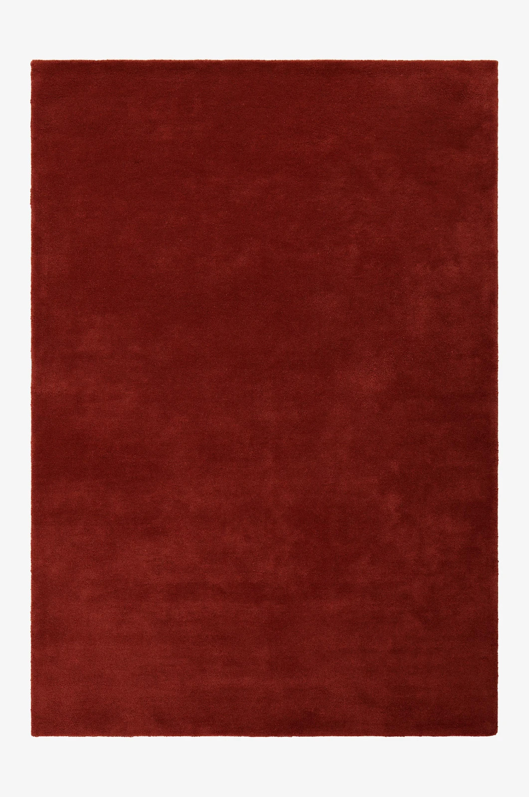 Red Solid Color Hand Tufted Area Rug 8x10 ft for Dining Room and Bedroom Carpet gallery