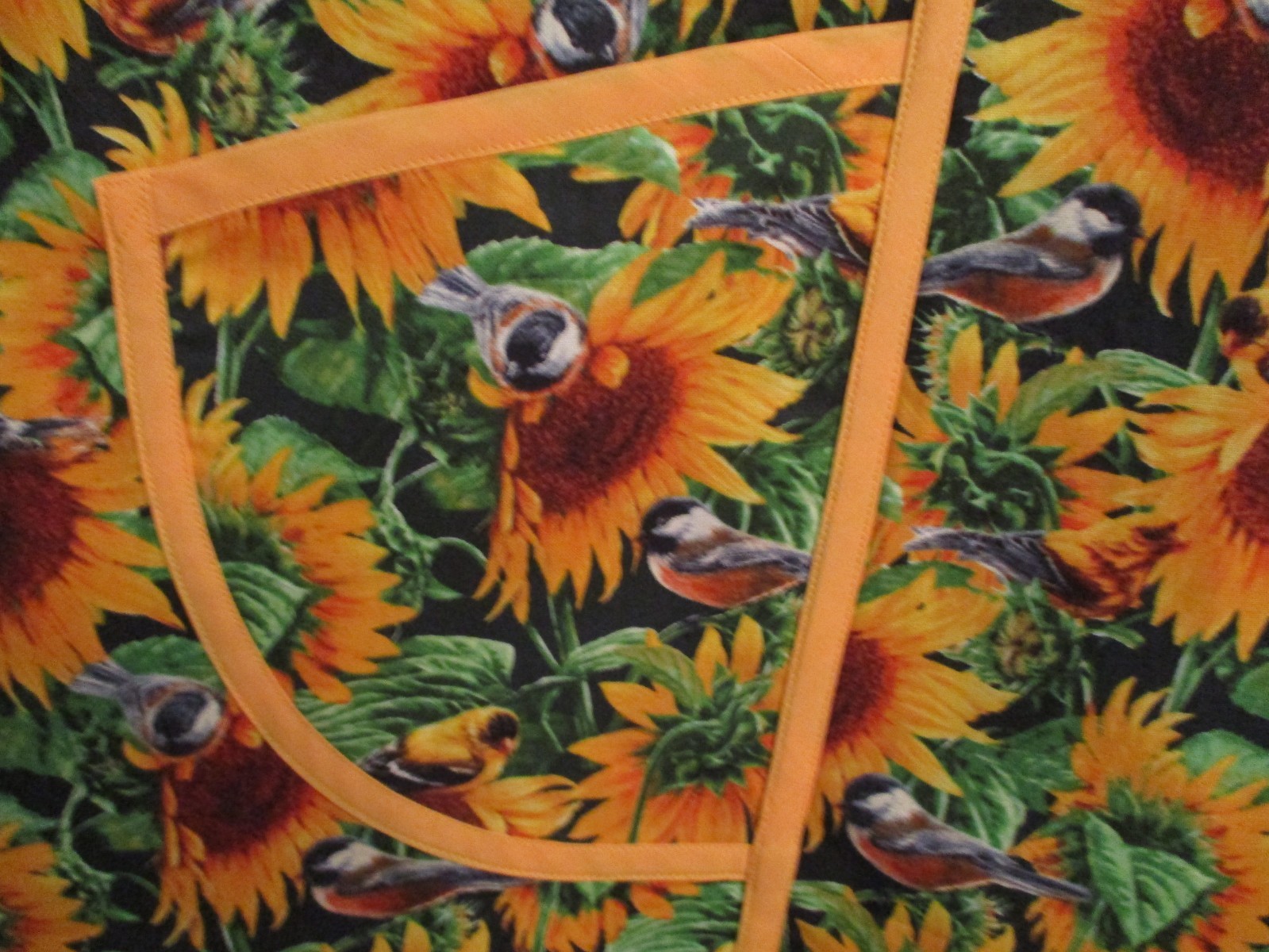 HANDMADE BIB APRON SUNFLOWERS gallery
