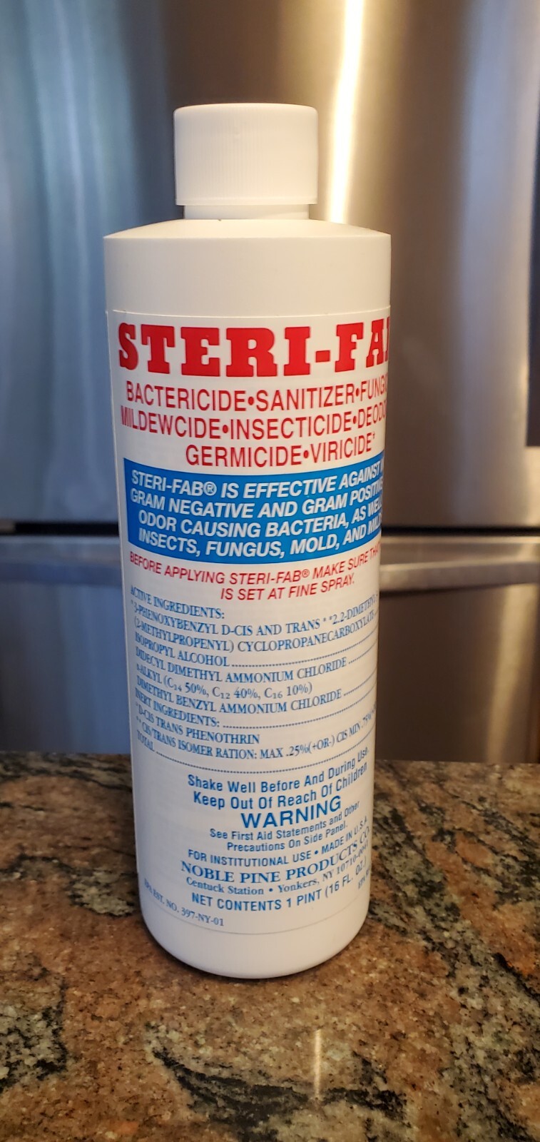 16 oz Steri-fab Bed Bug Pest Control Insecticide Deodorizer, Fungicide etc gallery