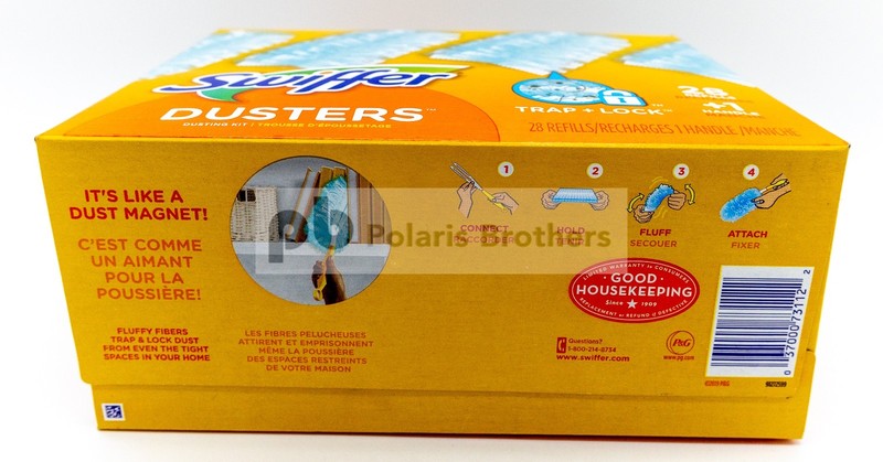 Swiffer Dusters Multi-Surface Cleaning Refills, Unscented, 28 count with Handle gallery