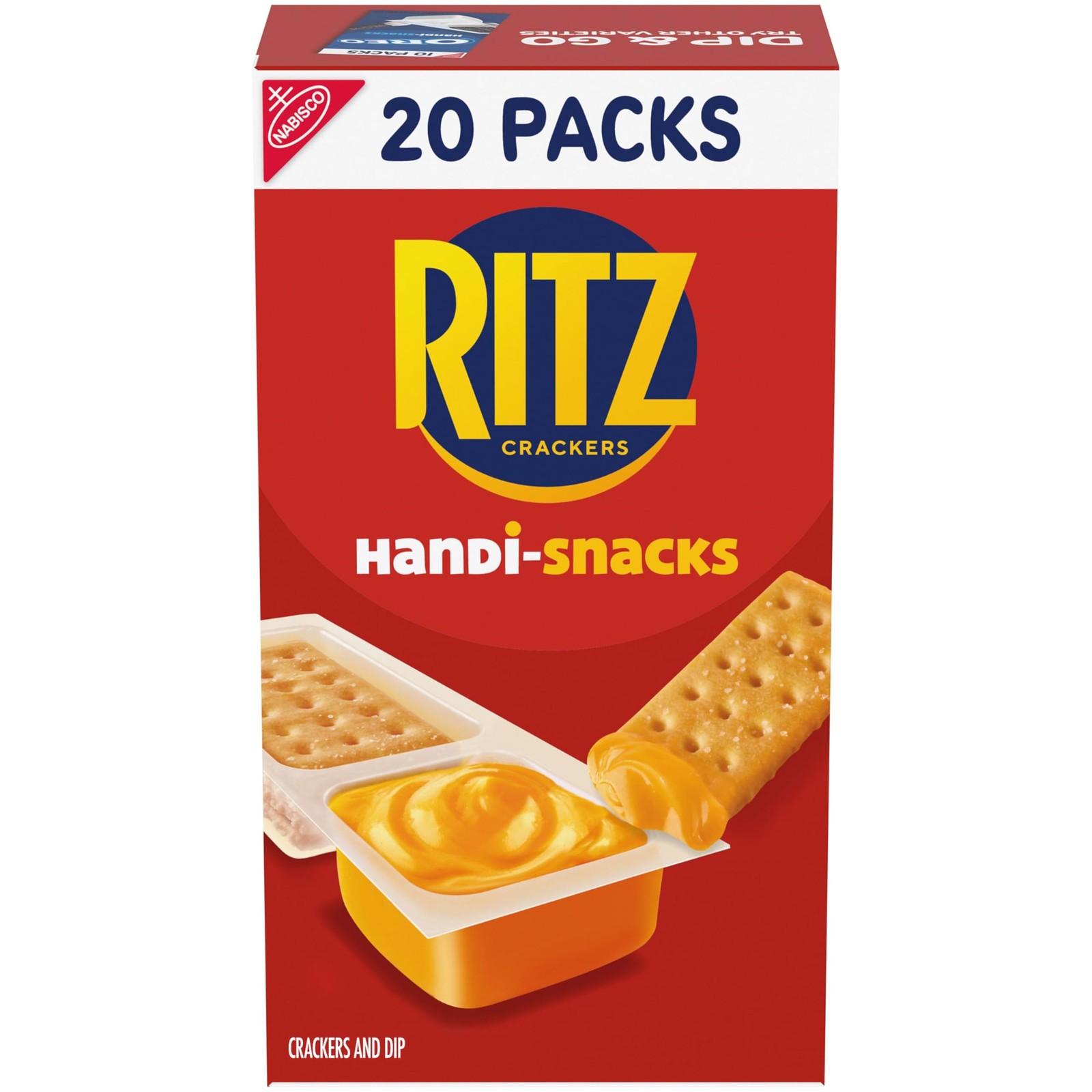 RITZ Crackers 'N Cheesy Dip Snack Packs, 20 Snack Packs gallery