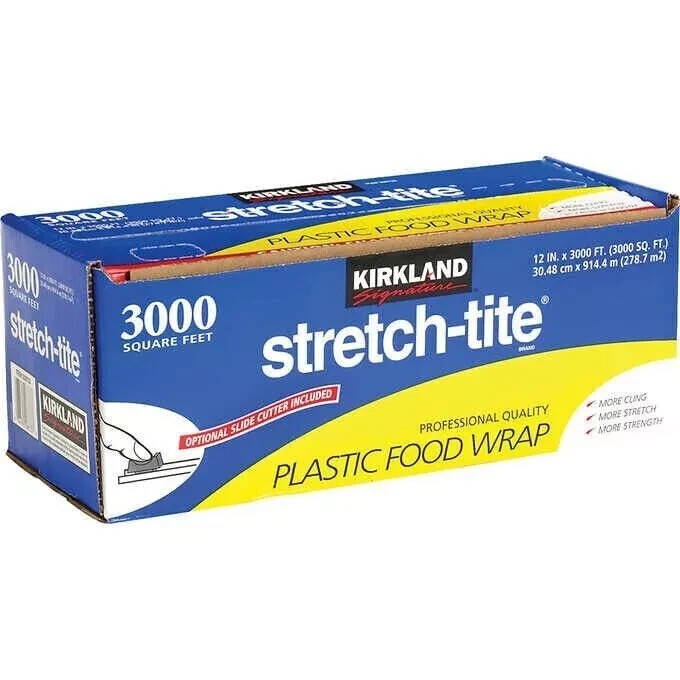 Kirkland Signature Stretch-Tite Plastic Food Wrap, 12 in x 3,000 ft Foodservice gallery