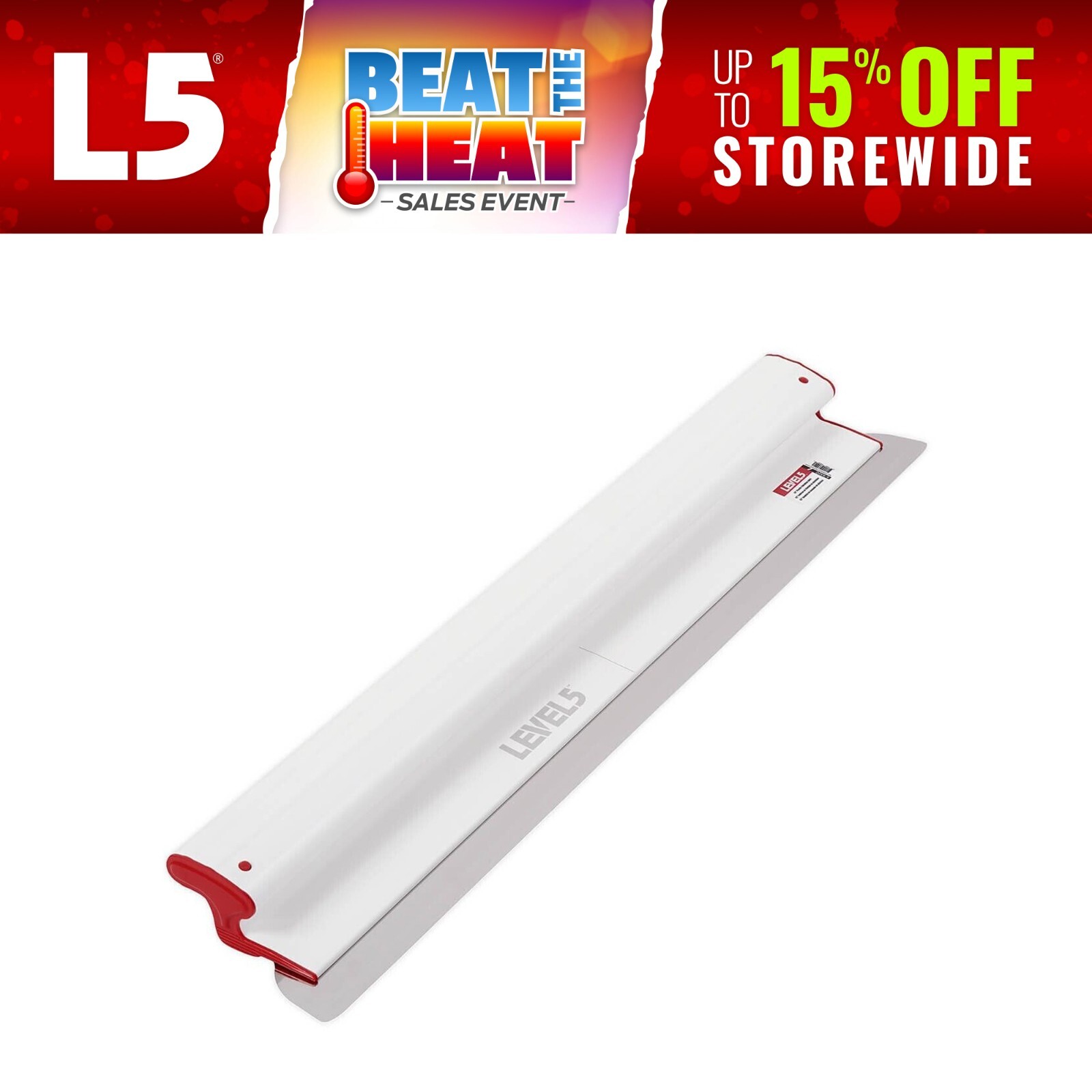 LEVEL5 24" Composite Skimming Blade Stainless Steel | 4-924C gallery