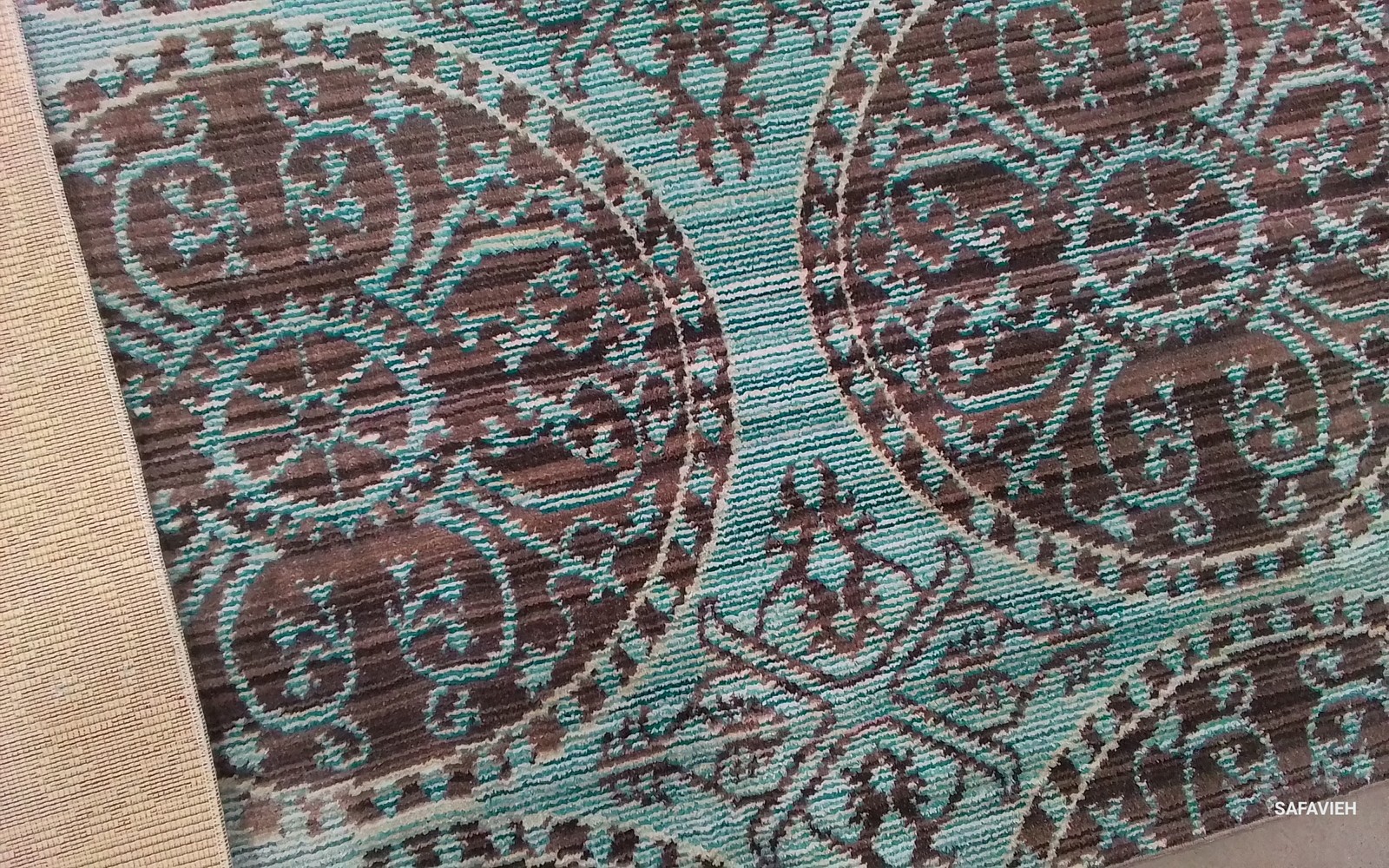 BROWN / ALPINE 2'-3" x 8'-0" Back Stain Rug, Reduced Price 1172796485 VAL214H-28 gallery