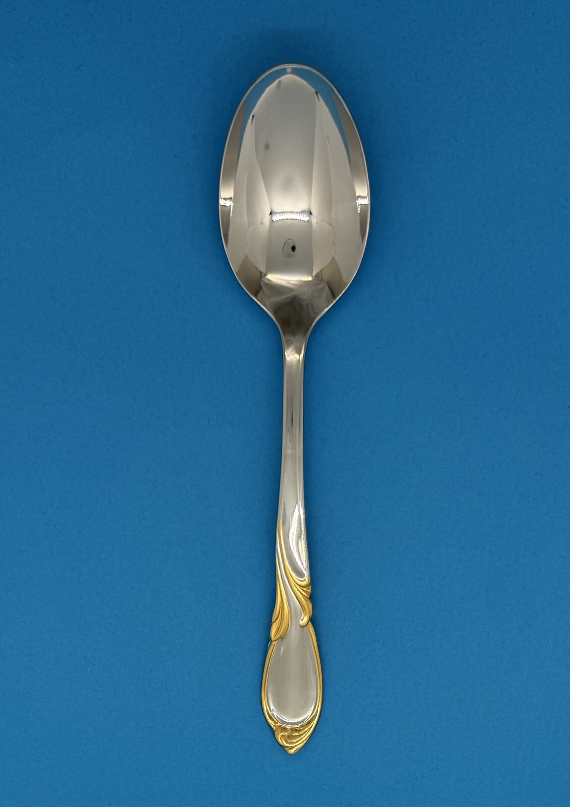 YAMAZAKI CACHE GOLD STAINLESS FLATWARE GLOSSY GOLD ACCENTED JAPAN - CHOICE gallery