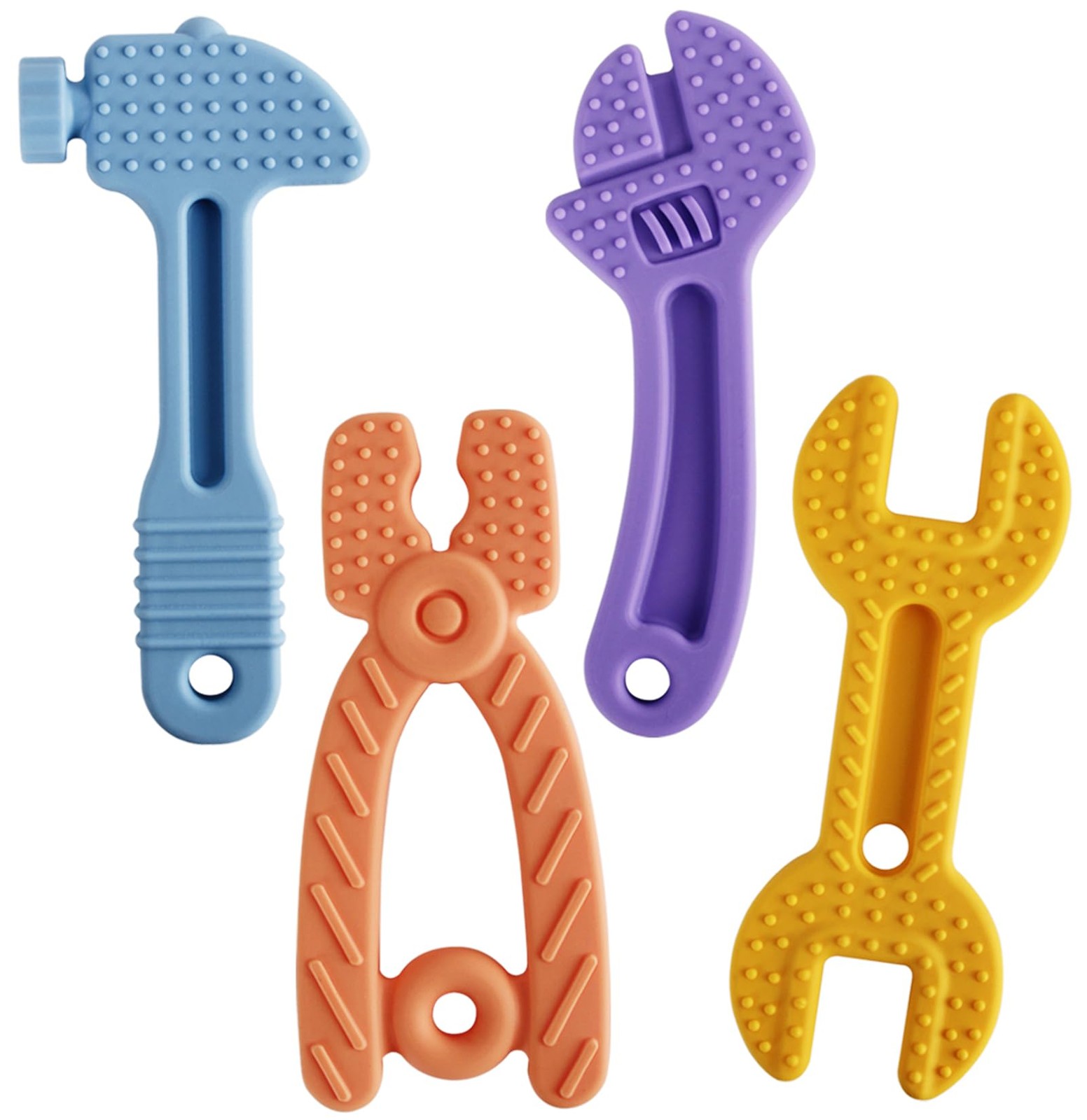 Fu Store 4 Pack Soft Silicone Teething Toys for 0-12 Months 6-24 Months Toddlers gallery
