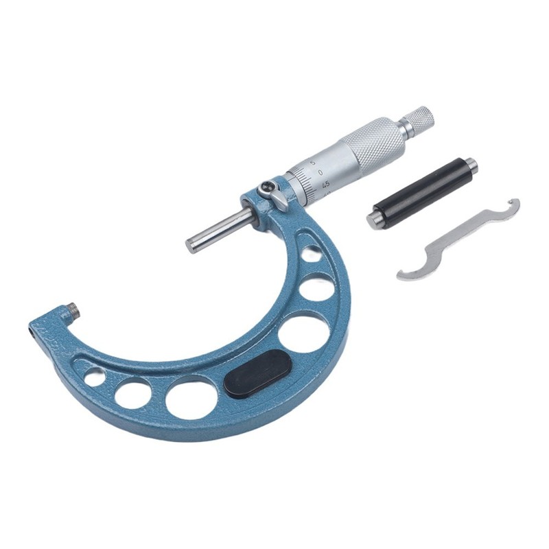 Outer Micrometer Tool for Machinists 00001 Inch Graduation 025 to 100mm Range gallery