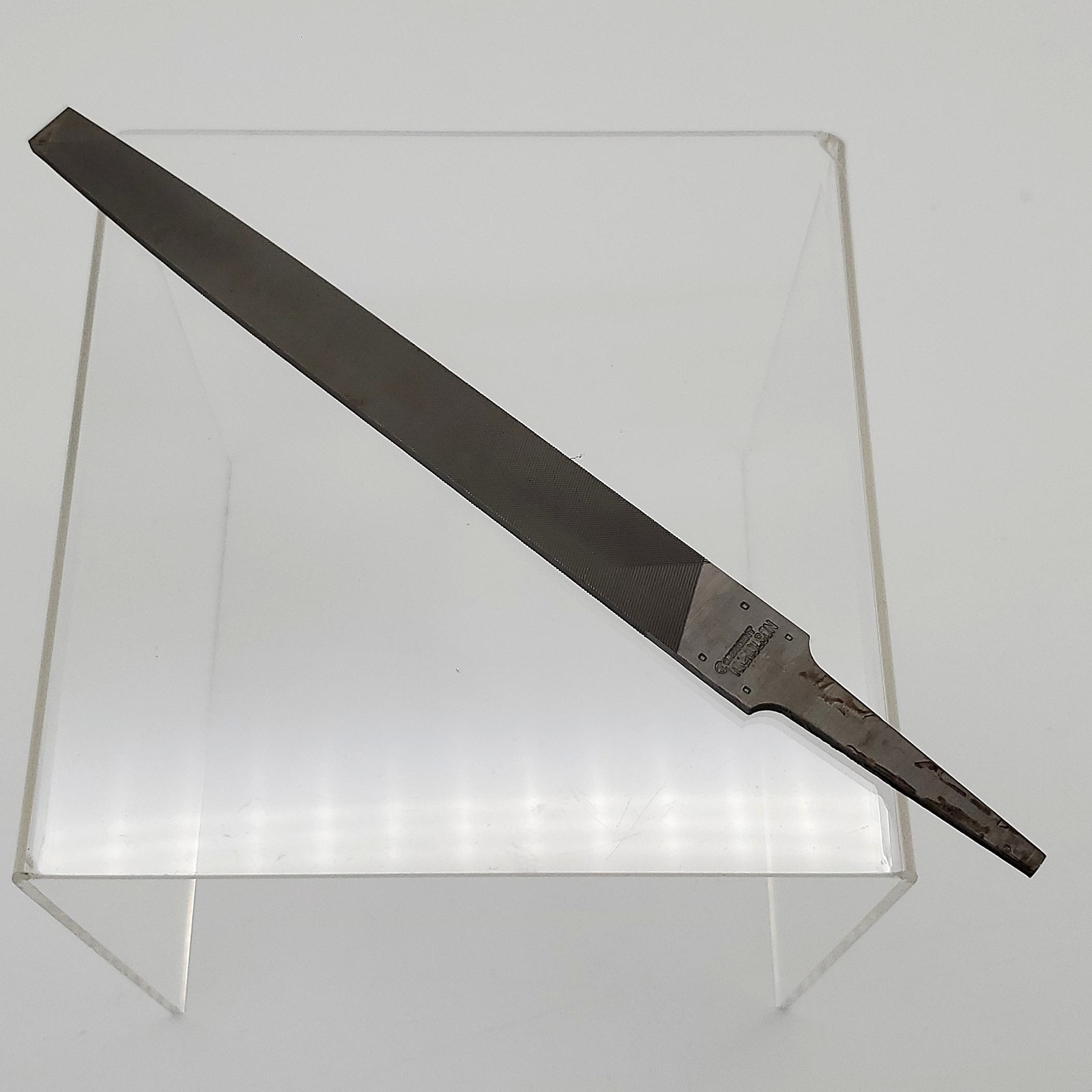Nicholson 6" Flat Double / Single Cut Smooth File 03533N Rectangular w/ Tang gallery