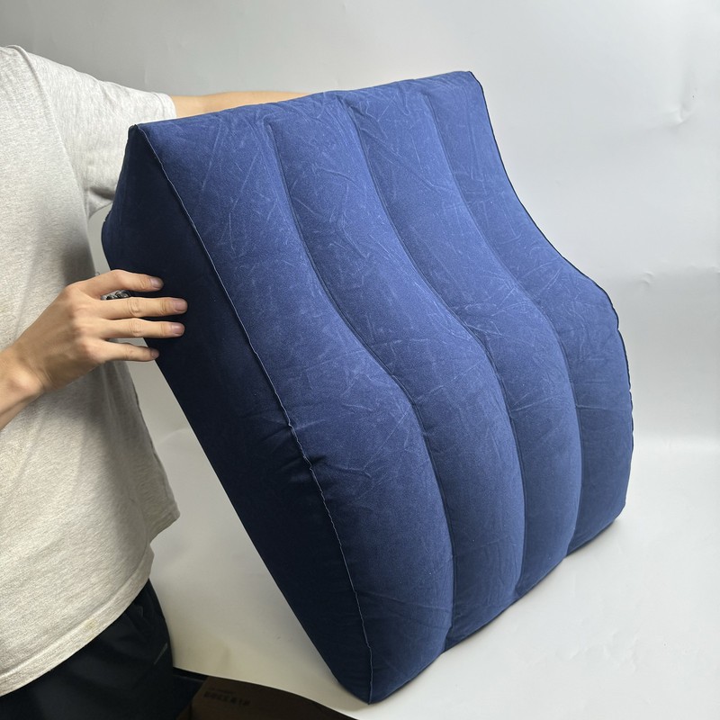Leg Elevation Inflatable Wedge Pillow Sleeping Knee Foot Lift Rest Support Bed gallery