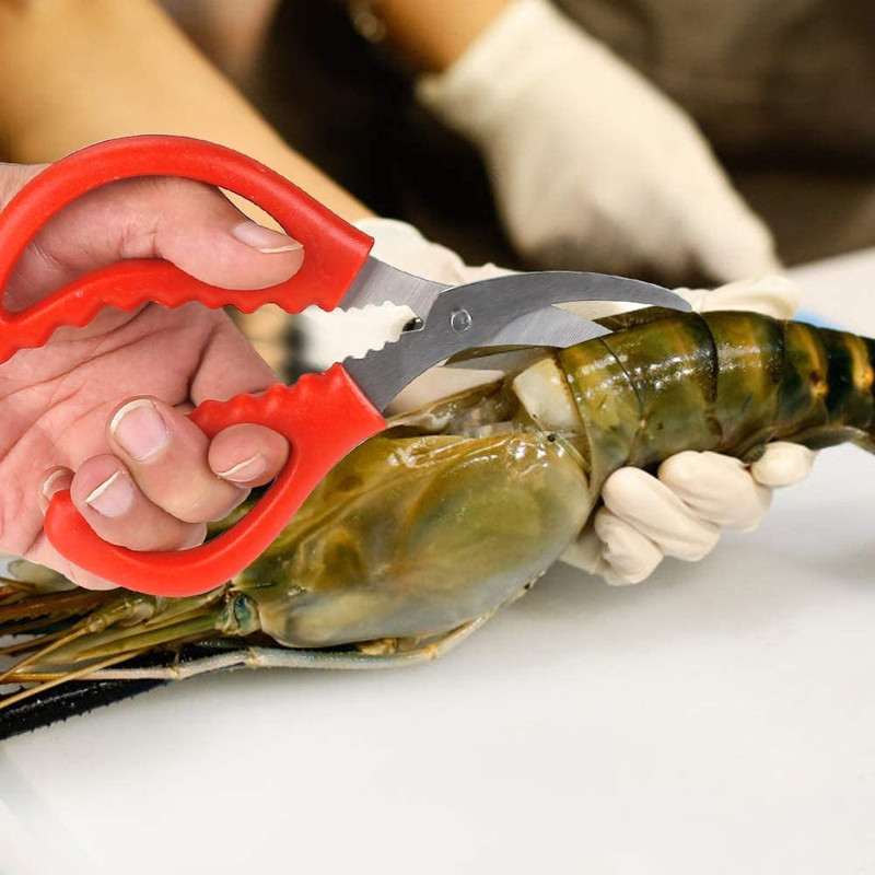 4Pcs Seafood Scissors Crab Scissors Seafood Shears Multifunctional Crab Leg C gallery