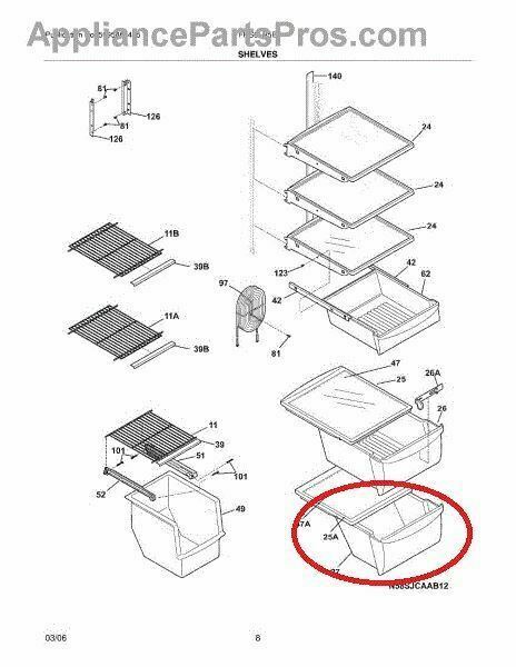 Bottom Drawer Compatible with FRIGIDAIRE Refrigerator FFHS2622MSF FFHS2622MHH gallery