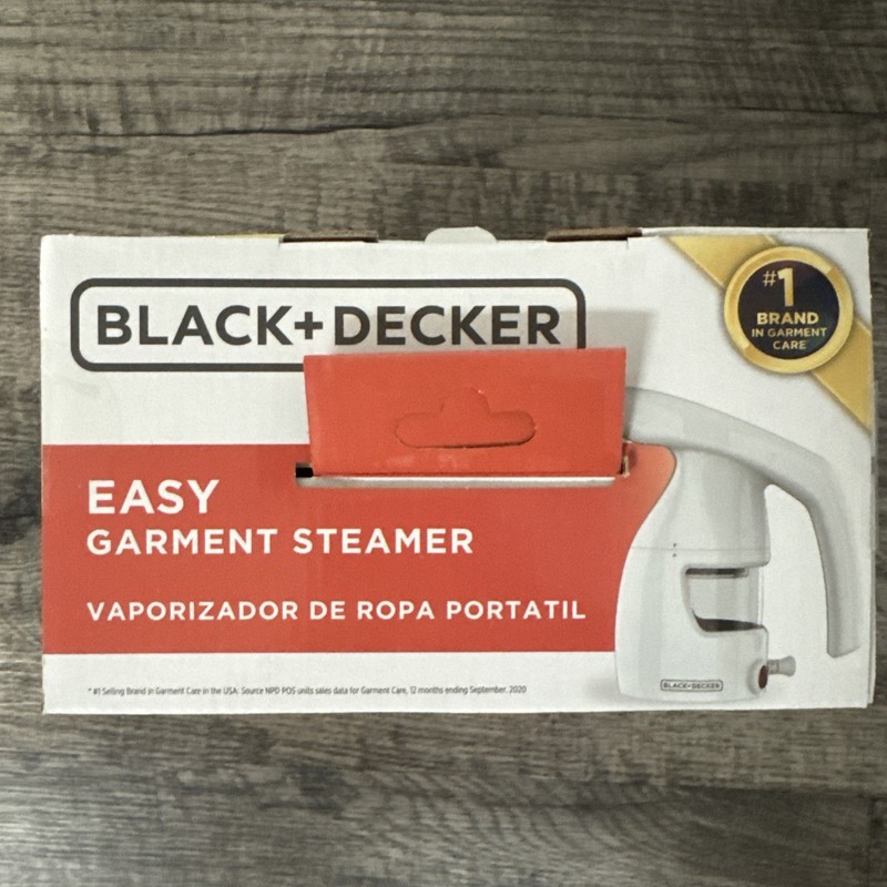 Black & Decker Easy Garment Steamer Quick Heat Up White BRAND NEW gallery