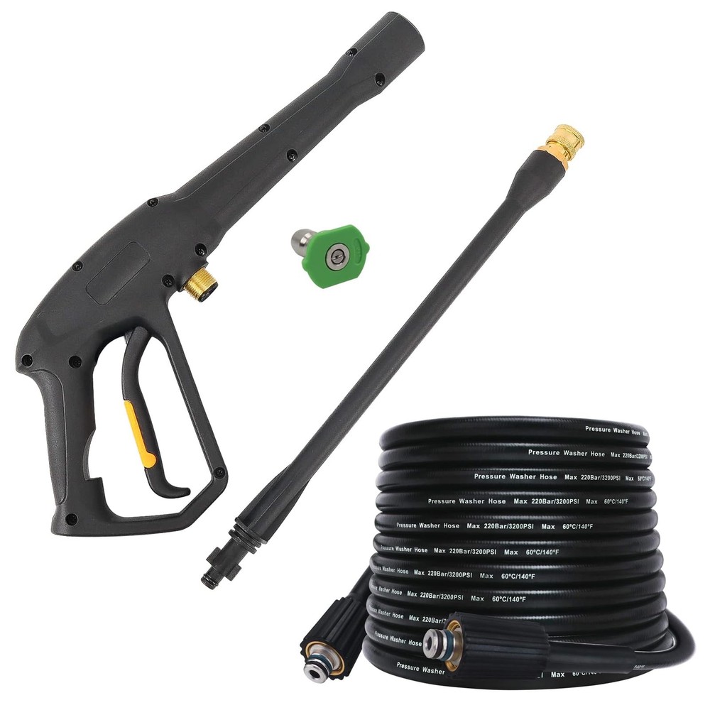 Replacement Spray Gun with Extension Wand & 32FT Hose Kit, Compatible with So...