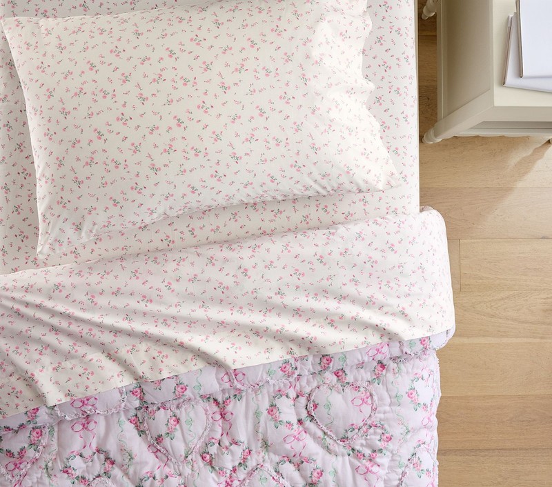 Pottery Barn Kids LoveShackFancy Prairie Floral Organic Cotton Sheet Set gallery