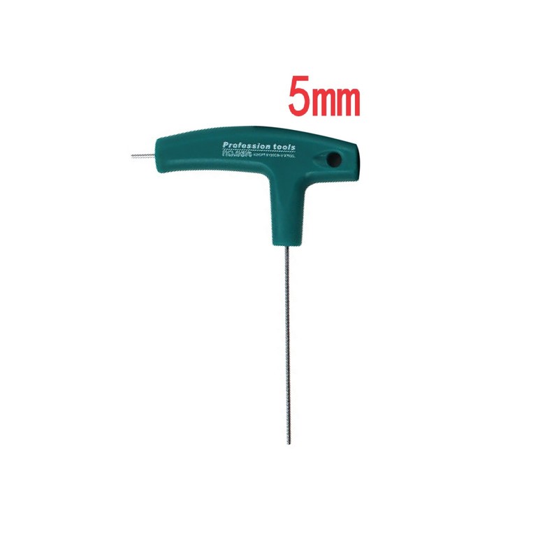 5mm Assorted T-Handle Hex Allen Key Screws Screwdriver Steel Wrench Tool h gallery