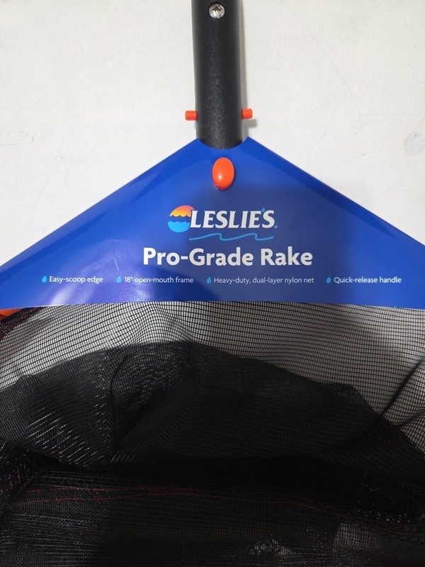 Leslies Pro Grade Rake 18 In Frame With 14 Inch Net gallery