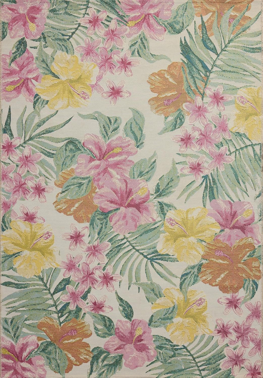 Loloi Botanical Collection BOT-03 Ivory/Sunrise 6'7" x 9'4" Area Rug gallery
