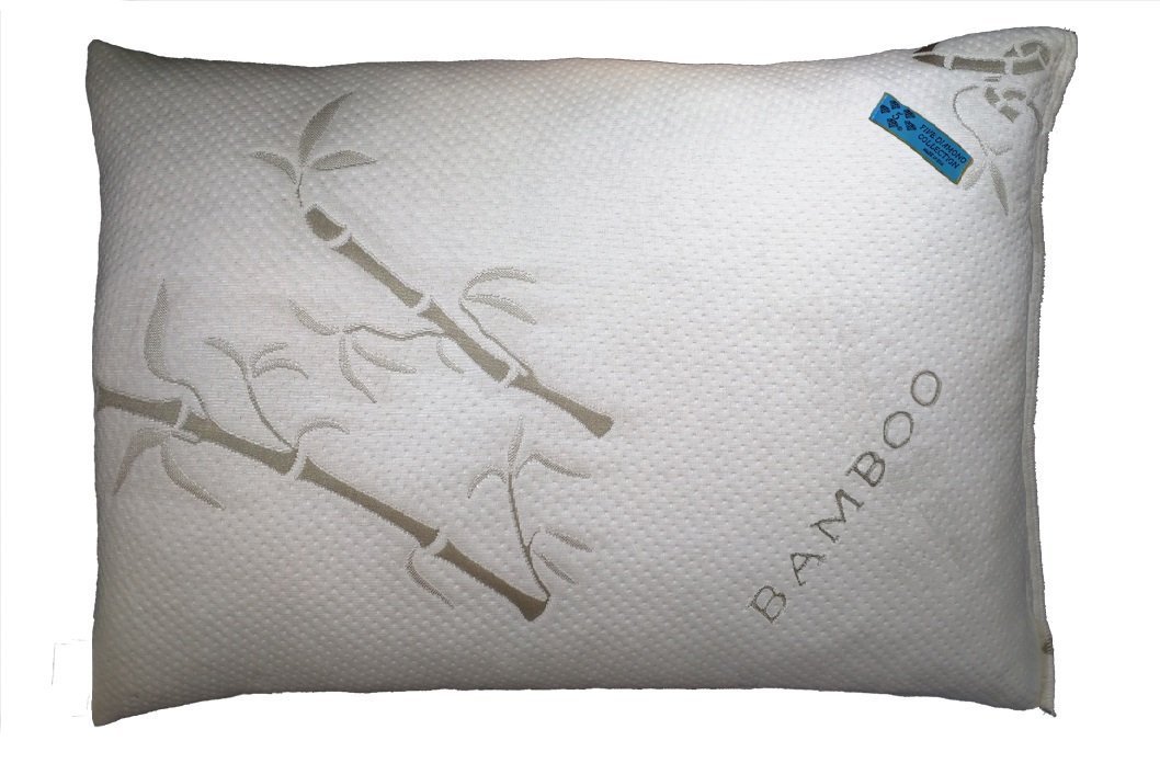 Five Diamond Collection Bamboo Covered Shredded Memory Foam Pillow Standard Size gallery