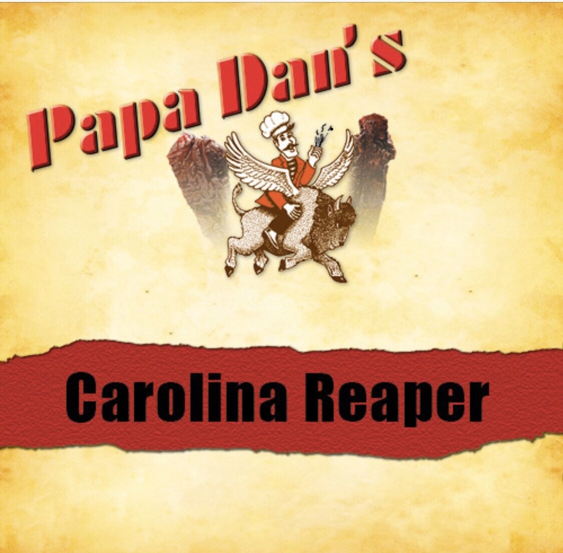 Sweet Carolina Reaper Pepper Papa Dan's Beef Jerky 1/2 Pound Bag Jerky Hut HOT!! gallery