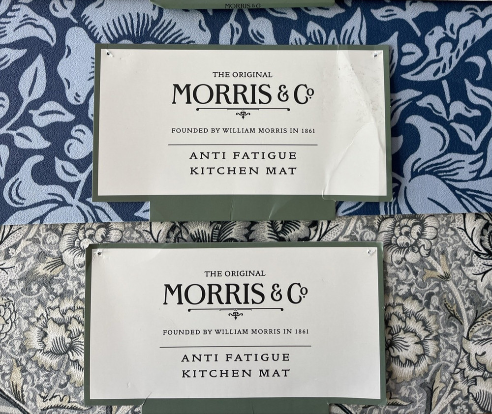 William Morris & Co~Kitchen MAT/Bath MAT~Anti-fatigue~Artistic Design~20x36~NWT~