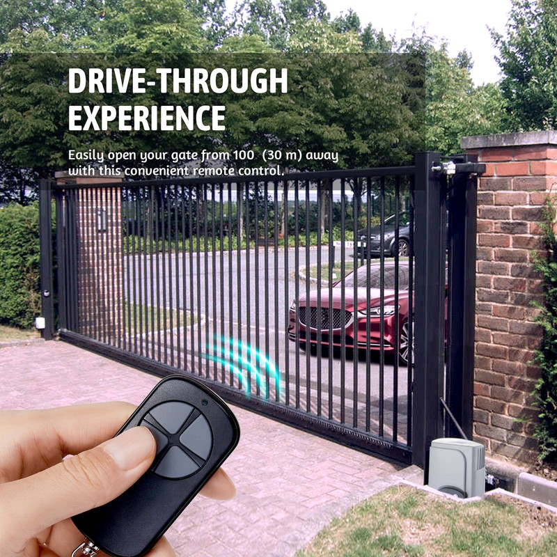 CO-Z 10Pcs Remote Control Wireless Keypad for 433.92 MHz Sliding Gate Opener gallery
