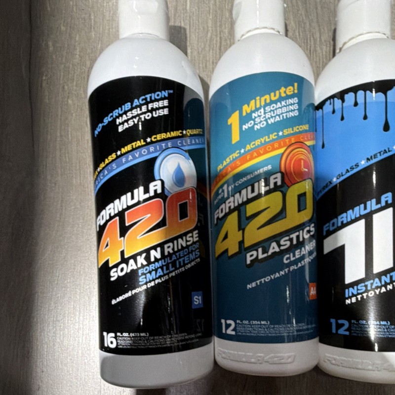 Formula 420 5-Pack Cleaner Set 16oz & 12oz No Scrub All Natural for Glass & More gallery