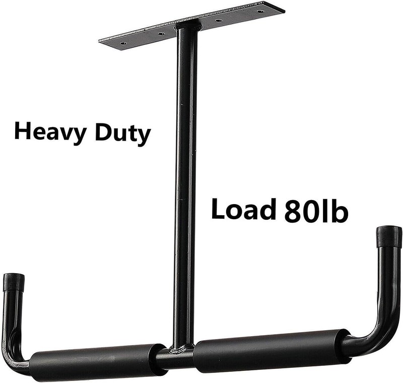 Overhead Garage Storage Hooks Rack Ceiling Mounted Heavy Duty Utility Hooks 4 Pc gallery