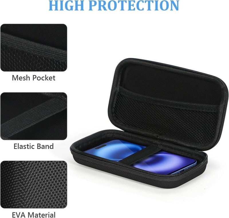 EVA Hard Shell Portable Case - 6.6” Universal Storage for Tech & Accessories gallery