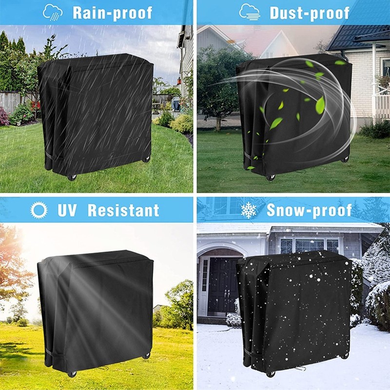 Stylish and Functional Cooler Cart Protective Cover 190T Polyester Coffee gallery