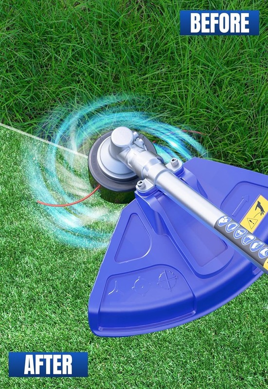 Versatile 52cc Weed Wacker: Lightweight Gas Powered Lawn Tool - Easy to Start gallery