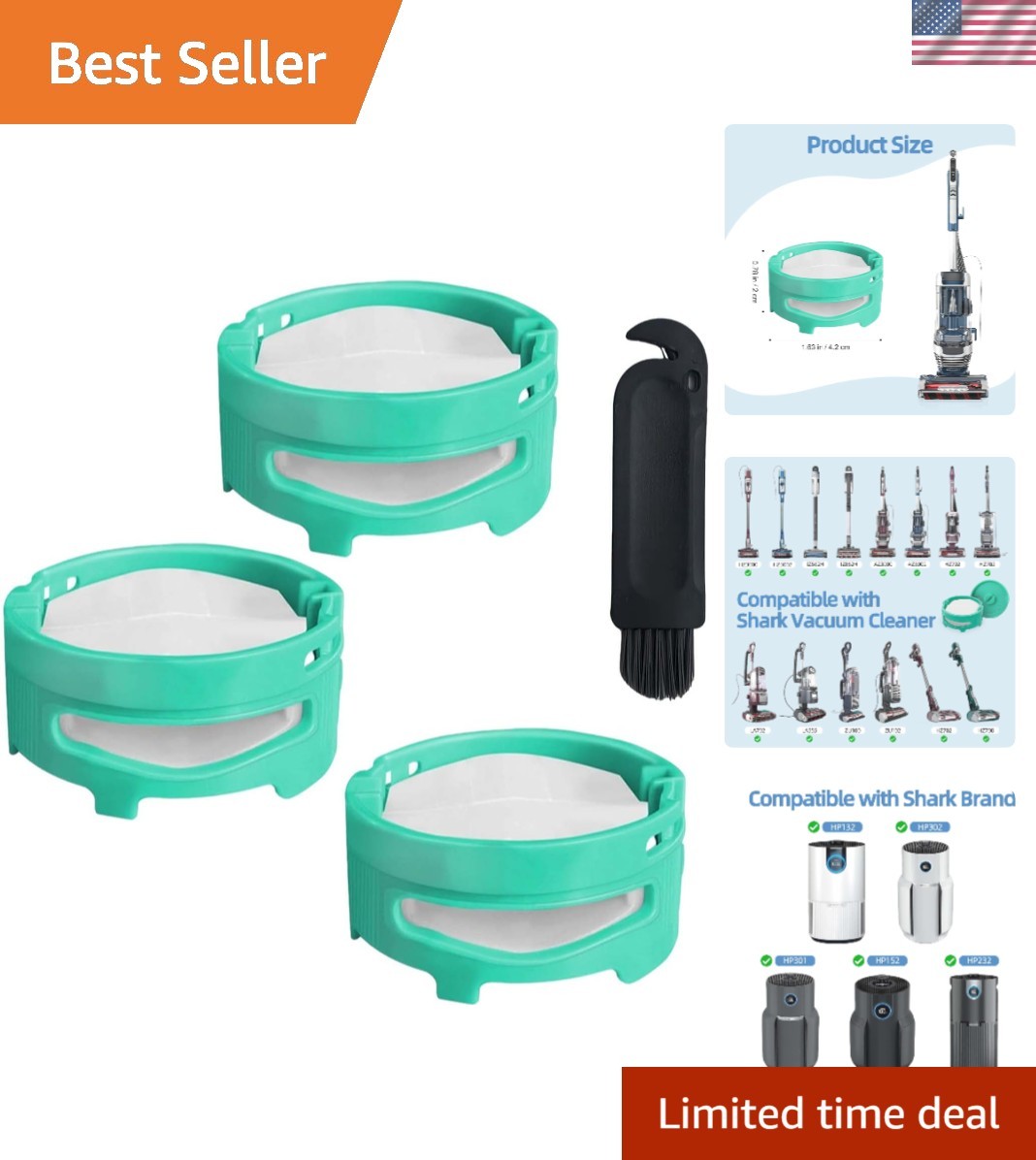 Odor Neutralizer Cartridges for Shark Vacuums - 3 Count - Fresh Home Solution gallery