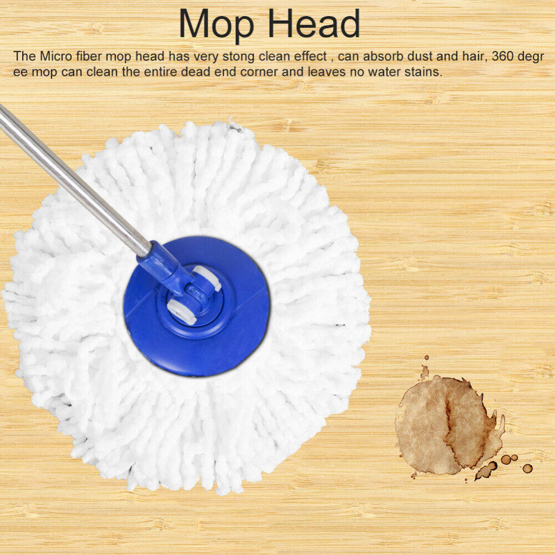 6 Pack Replacement Microfiber Mop Head Refill 360° Spin Easy Cleaning For Mop gallery