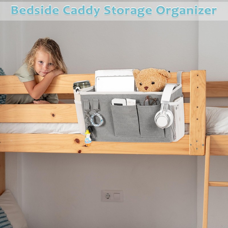 Loghot Bedside Caddy/Bedside Storage Bag Hanging Organizer for Bunk and Hospi... gallery