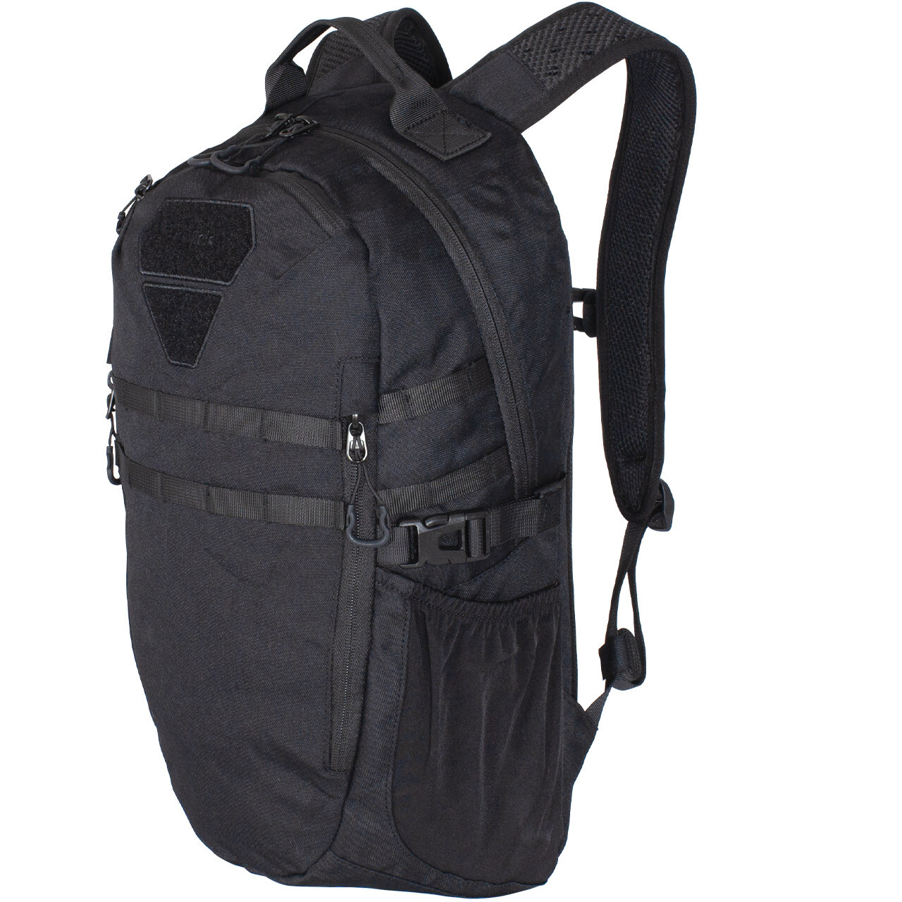 FHIOR Tactical Backpack 20L Black With Large Main Compartment Adjustable Straps 5